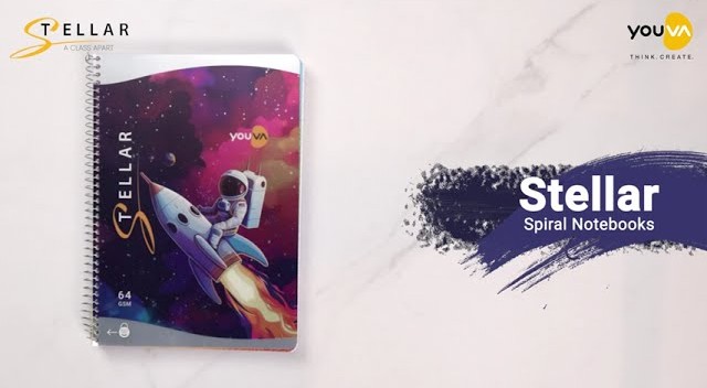 Youva STELLAR Spiral Notebooks